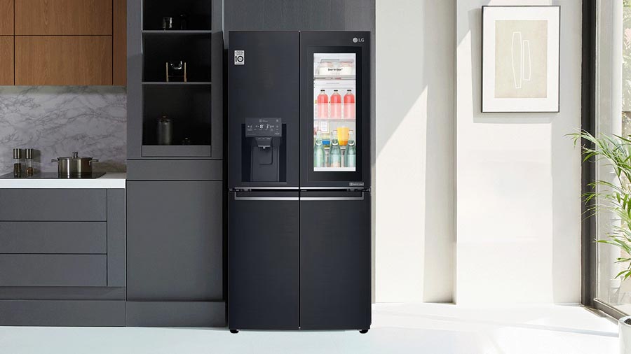 یخچال فریزر 5 درب اینستاویو ال جی X29 دودی 