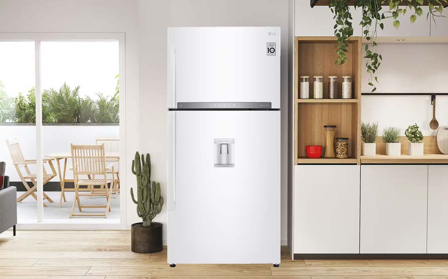 یخچال فریزر ال جی بالا پایین مدل 832 سفید 