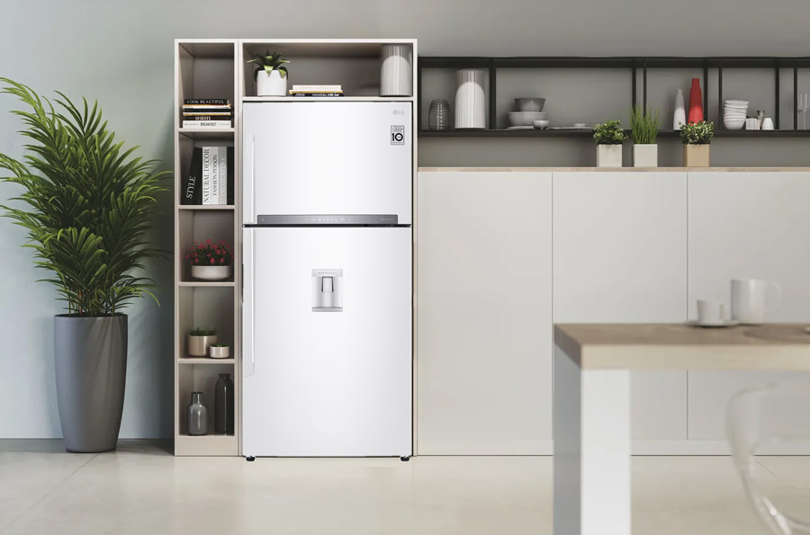 یخچال فریزر ال جی بالا پایین مدل 832 سفید 