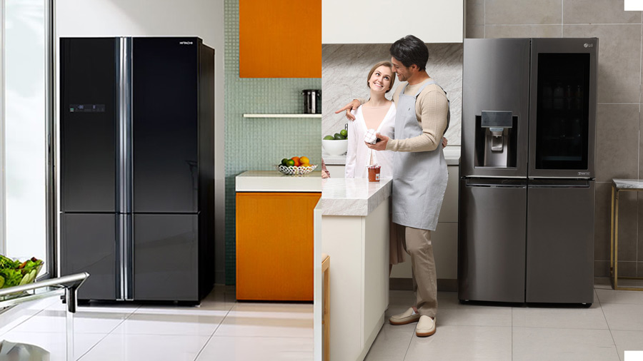 مقایسه یخچال فریزر ال جی با هیتاچی