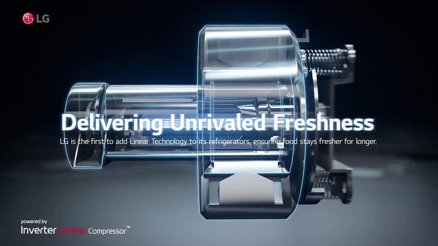 کمپرسور اینورتر خطی یخچال های ال جی