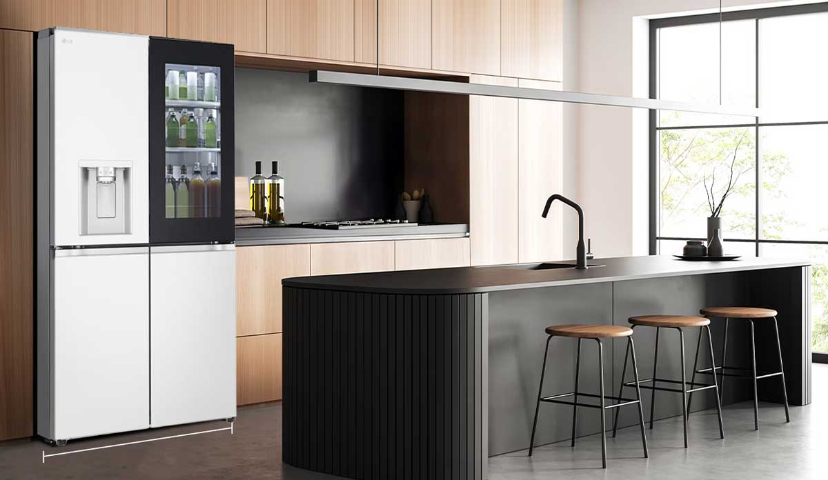 یخچال فریزر 5 درب 30 فوت ال جی مدل X33 سفید GR-X33