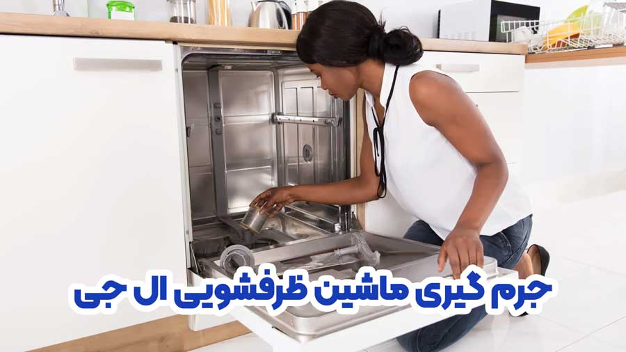 جرم گیری ماشین ظرفشویی ال جی
