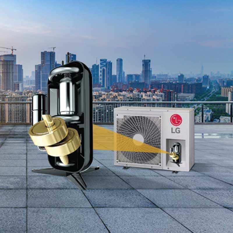 دوال اینورتر در کولر گازی ال جی 