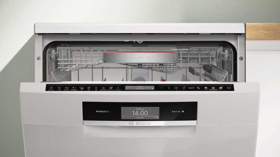 طرز استفاده از ماشین ظرفشویی بوش سری 8